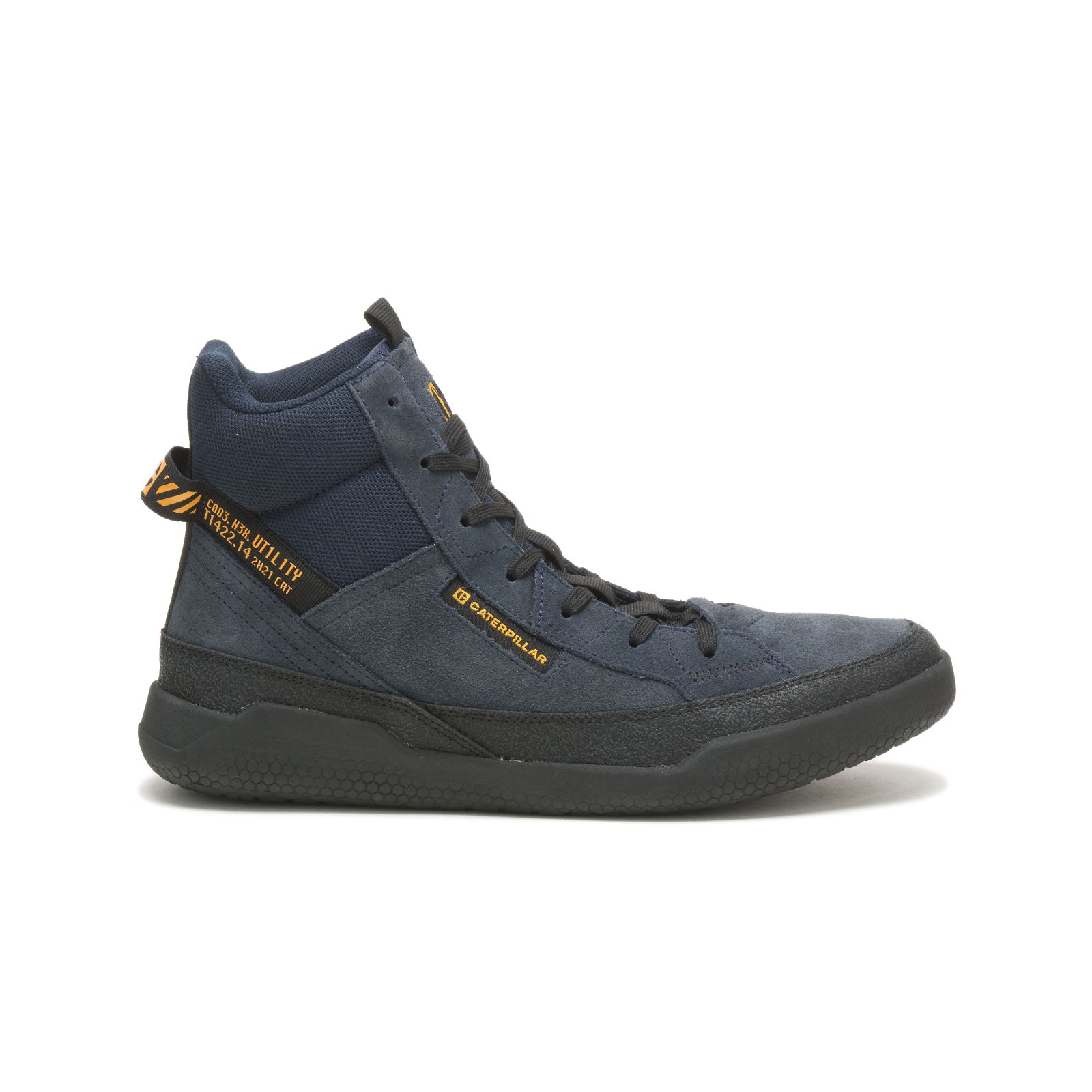 Caterpillar Code Hex Hi Utility Philippines - Mens Trainers - Navy/Black 84359LOZQ